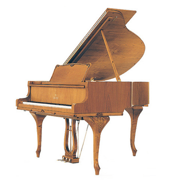 sauter chippendale grand piano cherry satin