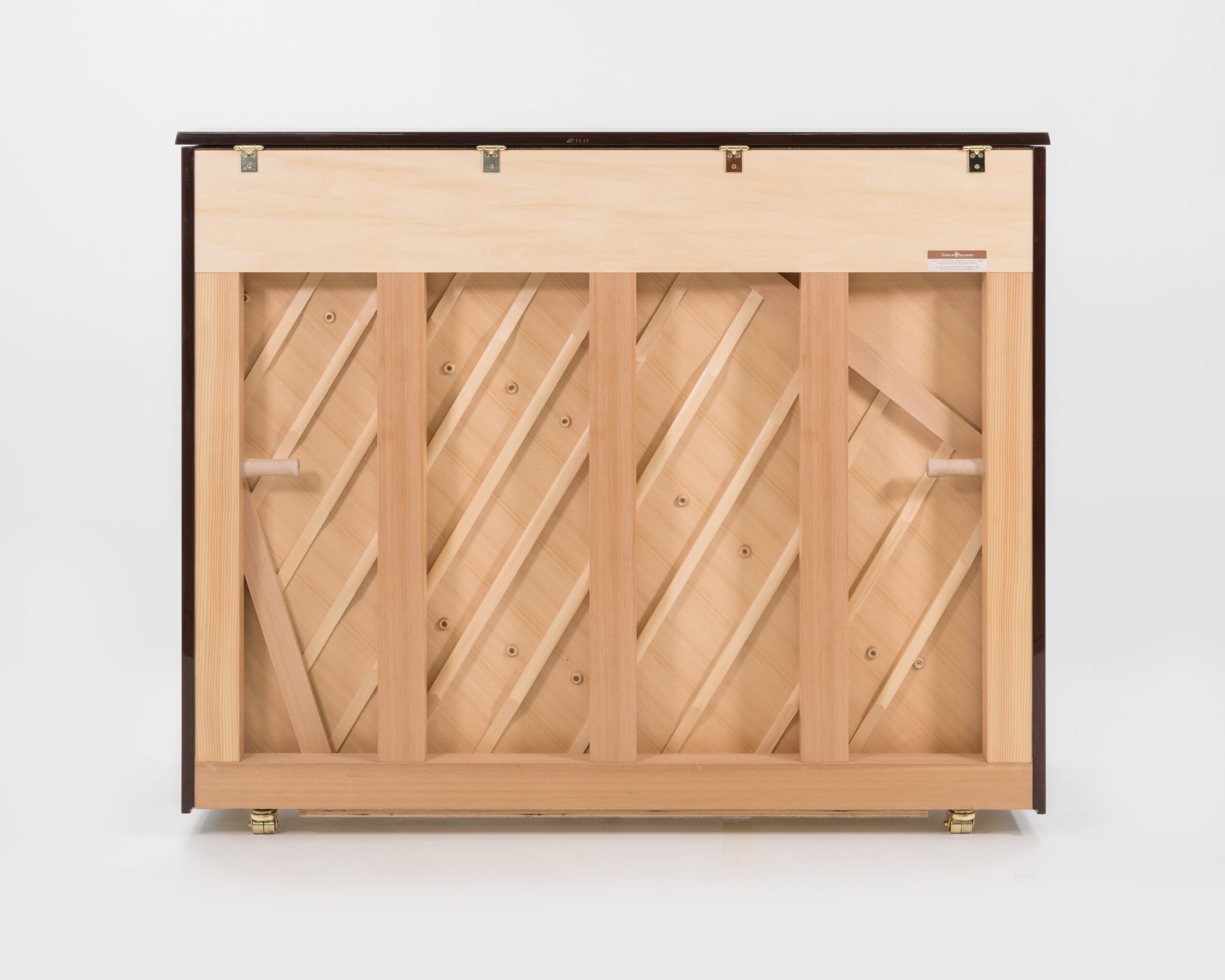 schulze pollmann 118A Mahogany upright piano